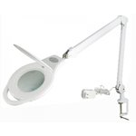 8060LED-2 3D Лампа-Лупа (цвет белый, увеличение 175%, освещение -светодиоды, крепление- струбцина)