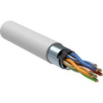 LC1-C5E04-328, ITK Витая пара F/UTP кат.5E 4х2х24AWG LSLTx белый (305м)