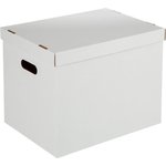 Архивный короб для хранения 390x320x290, белый, усиленное дно ...