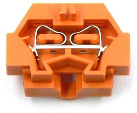 Фото 1/2 260-306, 2-пров. модульная клемма, 0,08-1,5 мм2, оранжевая