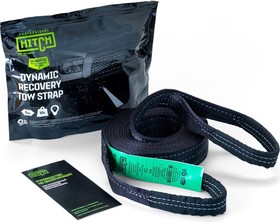 Фото 1/10 Трос буксировочный динамический PROFESSIONAL Лента 10т, 6 м, петля-петля SZ071510