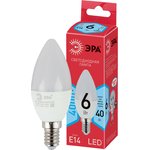 Лампочка светодиодная ЭРА RED LINE ECO LED B35-6W-840-E14 E14 / Е14 6Вт свеча ...
