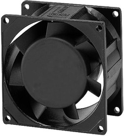 Фото 1/5 SF11580A-1083HSL.GN, AC Fans Axial Fan, 80x80x38mm, 115VAC, 23/30CFM, 0.12/0.18"H2O, Sleeve, Wire