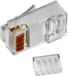 Neomax P88RB03V2I-1 коннектор UTP RJ45 под однож. кабель (со вставкой), Кат.5e (1шт.)