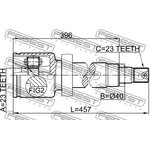 2111-CB316RH, ШРУС внутренний