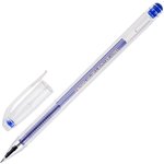 Ручка гелевая неавтомат. CROWN Hi-Jell синяя 0,5мм HJR-500B