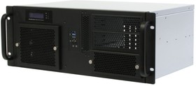 Фото 1/2 Procase GM430-B-0 Корпус 4U Rack server case, черный, панель управления, без блока питания, глубина 300мм, MB 12"x9.6"