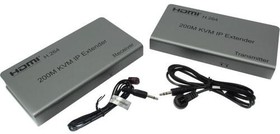 ORIENT VE052, HDMI KVM IP extender, HDMI+USB удлинитель до 200 м по витой паре Cat5e/6, HDMI 1.3, 1080p@60Hz, HDCP, (исп.TCP/IP про-л, код-а