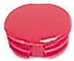040-1030, 10mm Red Potentiometer Knob Cap, 040-1030