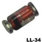LS4148, Diode Switching 0.15A 2-Pin MELF