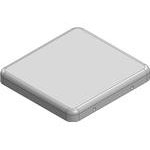MS213-10C, 21.7 x 20.3 x 2.5mm Two-piece Drawn-Seamless RF Shield/EMI Shield ...