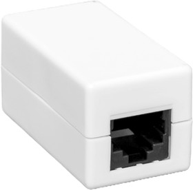 Адаптер проходной RJ45-RJ45 кат.6 неэкранир. бел. TERACOM PRO EKF TRP-INLC-2RJ45-6UTP-WH | купить в розницу и оптом