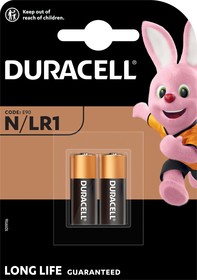Батарейки Duracell 5007995 N-2BL щелочная 1,5v 2 шт.