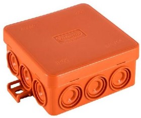 JBL085 Коробка огн. E110, о/п 85х85х38, 12 вых., IP55, 2P, цвет оранж 43055HF