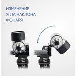 Фонарь налобный на батарейках TH2303 3xAAA 1W 7LEDs IP44 пластик 41707