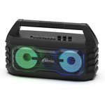 RITMIX SP-610B black {AUX, USB, microSD (MP3, WAV, WMA, APE), RGB-подсветка ...