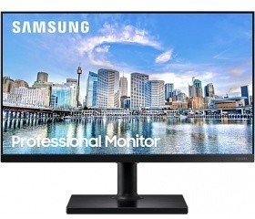 Фото 1/9 LCD Samsung 23.8" F24T450FQI Black с поворотом экрана {IPS 1920x1080 75Hz 4ms 178/178 250cd 1000:1 HDMI DisplayPort 2xUSB}
