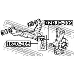 BZBJB-209, BZBJB-209_пыльник опоры шаровой!\ VW Crafter, MB Sprinter 06