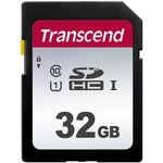 Карта памяти Transcend 300S SDHC 32Gb UHS-I Cl10, TS32GSDC300S