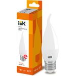 LLE-CB35-7-230-30-E27, Лампа LED CB35 свеча на ветру 7Вт 230В 3000К E27 IEK