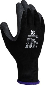 Фото 1/7 97273, Jackson Safety Black Polyester Heat Resistant Work Gloves, Size 10, Large, Latex Coating