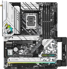 Фото 1/10 Материнская плата ASROCK Z790 STEEL LEGEND WIFI, LGA1700, Z790, 4*DDR5, HDMI+DP, 8xSATA3 6.0, M.2 Socket, 12xUSB 3.2,3xUSB2.0, Type-C, ATX;