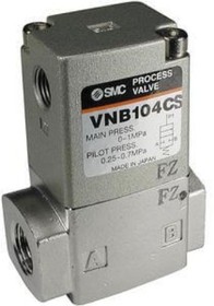 EVNB201BS-F15A, Manual type Pneumatic Operated Process Valve, G 1/2in to G G 1/2 Femalein, 0.5 Mpa