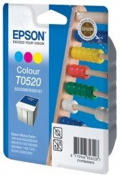 Фото 1/2 Картридж струйный Epson C13T052040 многоцветный для Epson St C400/600/800/1520/ 850/440/460/640