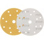 Шлифовальный круг на липучке 150мм Р500, 10 шт 4631163838979