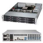 SuperMicro CSE-826BE1C4-R1K23LPB 2U Housing, Black 8xHotSwap 3.5" SAS/SATA ...