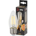 Лампочка светодиодная ЭРА F-LED F-LED B35-5W-827-E27 Е27 / Е27 5Вт филамент ...