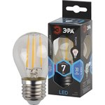 Лампочка светодиодная ЭРА F-LED P45-7W-840-E27 E27 / Е27 7Вт филамент шар ...