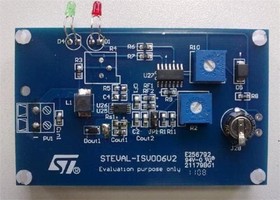 STEVAL-ISV006V2, Демонстрационная плата, зарядное устройство от солнца 5Вт со встроенным MPPT на базе SPV1040