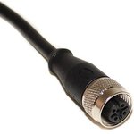 BU-122730291, Straight Female M12 to Unterminated Sensor Actuator Cable, 1.5m