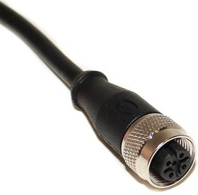 Фото 1/2 BU-122730291, Straight Female M12 to Unterminated Sensor Actuator Cable, 1.5m