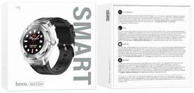 (6931474795212) смарт часы HOCO Y13 Smart sports watch, BT 5.0, 3 ATM waterproof, space black