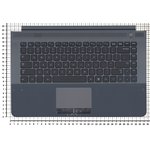Клавиатура (топ-панель) для ноутбука Samsung RC420 черная с черным топкейсом