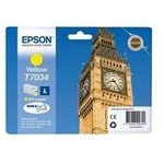 C13T70344010, Картридж EPSON T7034 желтый для WP-4015/4095/4515/4595