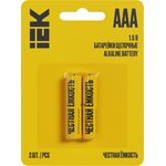 ABT-LR03-OP-L02, Батарейка щелочная Alkaline LR03/AAA (2шт/блистер) IEK