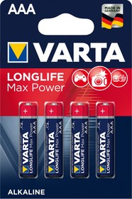 Батарейка VARTA Longlife Max Power LR03/AAA , шт в блистере=4 4703101404