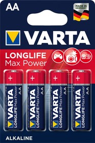 Батарейка VARTA Longlife Max Power LR06/AA , шт в блистере=4 4706101404