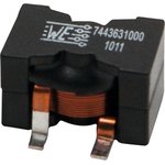7443641500, WE-HCF High Current Inductor, 15uH, 30A, 11MHz, 2.4mOhm