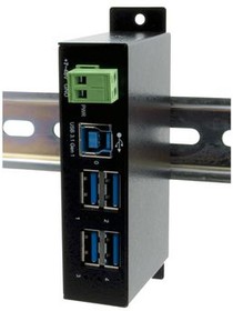 EX-1504HMS, Industrial USB Hub, 4x USB-A Socket, 3.0, 5Gbps
