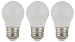 8714681446164, LED Bulb 3W, 230V, 2700K, 250lm, E27, 80mm, Pack of 3 pieces