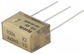 Фото 1/7 PZB300MC11R30, PZB300 Paper Capacitor, 275V ac, ±20%, 100nF, Through Hole