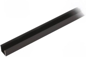 C2010021, Профиль для LED модулей, накладной, черный, 1м, алюминий