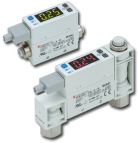PFM711-C8-F, PFM7 Series Digital Flow Switch For Air Flow Sensor, 2 l/min Min, 100 L/min Max