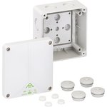 49090601, Abox-i 060 Series Grey Polycarbonate Junction Box, IP65, 0 Terminals ...