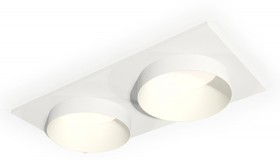 Фото 1/2 Ambrella Комплект встраиваемого светильника XC6525020 SWH белый песок MR16 GU5.3 (C6525, N6130)