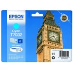 C13T70324010, Картридж EPSON T7032 голубой для WP-4015/4095/4515/4595